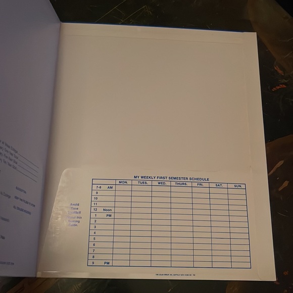 Vintage Mesa San Diego Mesa College first semester folder - Picture 4 of 5